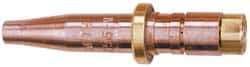 Miller-Smith - 1/2 to 5/8 Inch 1 Piece SC Series Heavy Duty Heavy Preheat Cutting Torch Tip - Tip Number 1, Oxygen Acetylene, For Use with Smith Equipment - Exact Industrial Supply