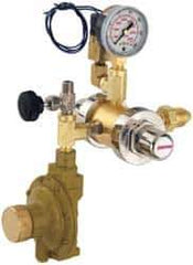 Miller-Smith - 580 CGA Inlet Connection, 3,000 Max psi, Nitrogen Welding Regulator - 3/8" FNPT Thread - Exact Industrial Supply