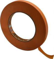 Intertape - 1/2" Wide x 60 Yd Long Orange Paper Masking Tape - Series Orange Mask, 7.1 mil Thick, 23 In/Lb Tensile Strength - Exact Industrial Supply