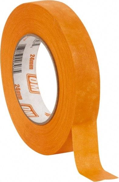 Intertape - 1" Wide x 60 Yd Long Orange Paper Masking Tape - Series Orange Mask, 7.3 mil Thick, 23 In/Lb Tensile Strength - Exact Industrial Supply