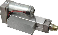 Duff-Norton - 4" Stroke Len, 25% Duty Cycle, 12 Volt, Linear Electromechanical Actuator with Limit Switch - DC Input, 0.5" per Second, 100 Lb Capacity - Exact Industrial Supply