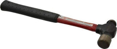 Proto - 3/4 Lb Head Ball Pein Hammer - Fiberglass Handle, 1-1/4" Face Diam, 12-1/16" OAL, Fiberglass with Cushion Grip - Exact Industrial Supply