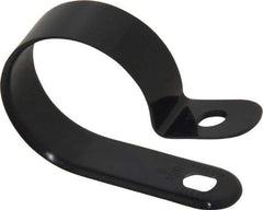 Value Collection - 27.28mm Bundle Diam, 0.181" Hole, Nylon Clamp - Black - Exact Industrial Supply