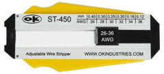 Jonard Tools - 36 to 26 AWG Capacity Precision Wire Stripper - Polycarbonate Handle - Exact Industrial Supply