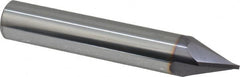 Niagara Cutter - 1/2" Diam 2 Flute Single End Solid Carbide Chamfer Mill - Exact Industrial Supply