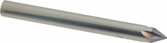 Niagara Cutter - 1/4" Diam 4 Flute Single End Solid Carbide Chamfer Mill - Exact Industrial Supply