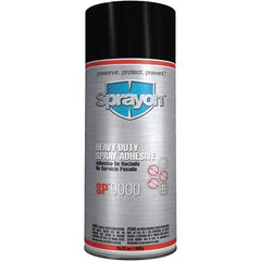 Krylon - 16.25 oz Aerosol White Spray Adhesive - High Tack, 170°F Heat Resistance, High Strength Bond, Flammable, Series SP9000 - Exact Industrial Supply