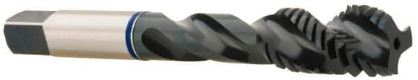 Accupro - 5/8-11 3 Flute 2B Modified Bottoming Spiral Flute Tap - Vanadium High Speed Steel, Oxide Finish, 3-13/16" OAL, Right Hand Flute, Right Hand Thread, H5 - Exact Industrial Supply