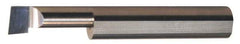 Accupro - 0.05" Min Bore Diam, 0.3" Max Bore Depth, 1/8 Shank Diam, Boring Bar - Left Hand Cut, Solid Carbide, Bright Finish - Exact Industrial Supply