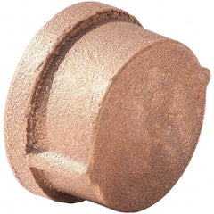 Merit Brass - Brass & Chrome Pipe Fittings Type: Cap Fitting Size: 3 - Exact Industrial Supply