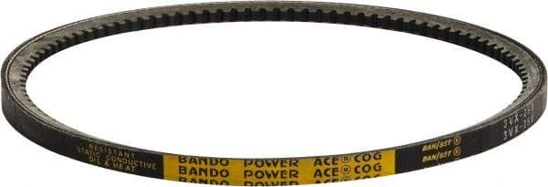 Bando - Section 5VX, 5/8" Wide, 63" Outside Length, V-Belt - Rubber Compound, Black, Narrow Cogged, No. 5VX630 - Exact Industrial Supply