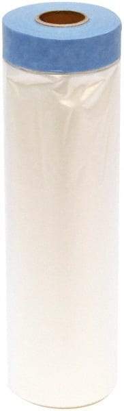 TRIMACO - Medium Weight HDPE Plastic Drop Cloth - 72' x 4', 0.004" Thick, Tape & Drape - Exact Industrial Supply