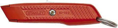 Stanley - Retractable Utility Knife - Orange Metal Handle, 1 Blade Included - Exact Industrial Supply