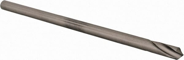 Hertel - 1/4" Body Diam, 90°, 5-1/2" OAL, High Speed Steel Spotting Drill - Exact Industrial Supply