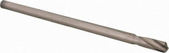 Hertel - 1/4" Body Diam, 120°, 5-1/2" OAL, High Speed Steel Spotting Drill - Exact Industrial Supply