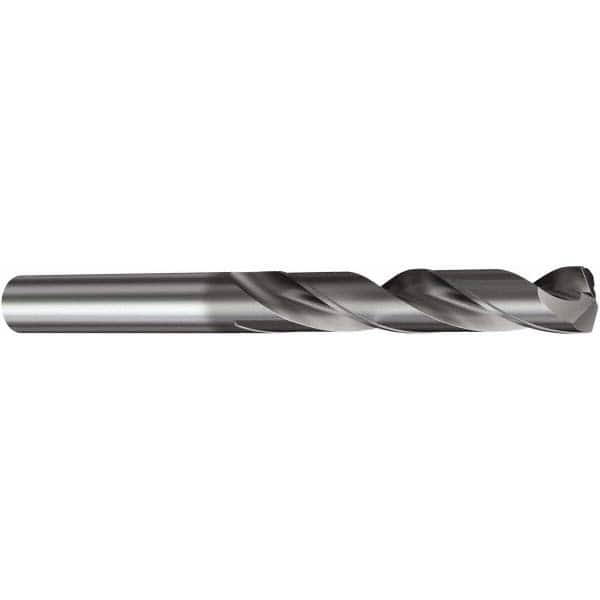 Sandvik Coromant - 8.5mm 140° Spiral Flute Solid Carbide Screw Machine Drill Bit - Exact Industrial Supply