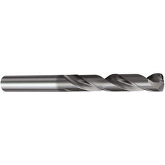 Screw Machine Length Drill Bit: 0.6496″ Dia, 140 °, Solid Carbide TiAlN Finish, Right Hand Cut, Straight-Cylindrical Shank, Series CoroDrill 460