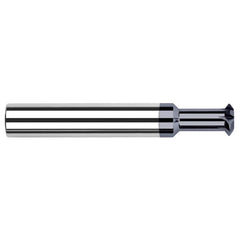 Harvey Tool - 3/16° 3/16" Cut Diam, 0.099" Cut Width, 3/16" Shank, Solid Carbide Double-Angle Cutter - Exact Industrial Supply