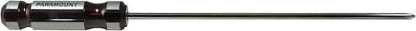 Paramount - #2, 14-9/16" OAL, Standard Phillips Screwdriver - 10" Blade Length, Round Shank, Acetate Handle - Exact Industrial Supply