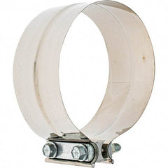 Value Collection - Stainless Steel Exhaust Clamp - 6" OD - Exact Industrial Supply