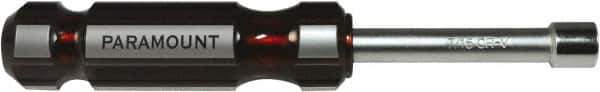 Paramount - 7/16" Solid Shaft Nutdriver - Color Coded Handle, 7-1/8" OAL - Exact Industrial Supply