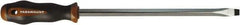 Paramount - Standard Slotted Screwdriver - Square Shank, Ergonomic Handle - Exact Industrial Supply