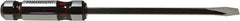 Paramount - 318mm OAL Standard Slotted Screwdriver - 203mm Blade Length, Square Shank, Acetate Handle - Exact Industrial Supply