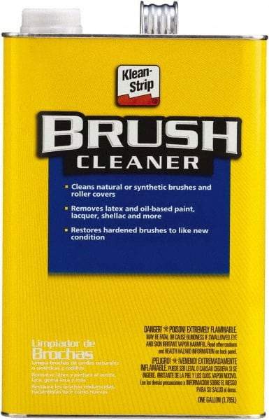 Klean-Strip - 1 Gal Brush Cleaner - 24 gL VOC Content, Comes in Metal Can - Exact Industrial Supply