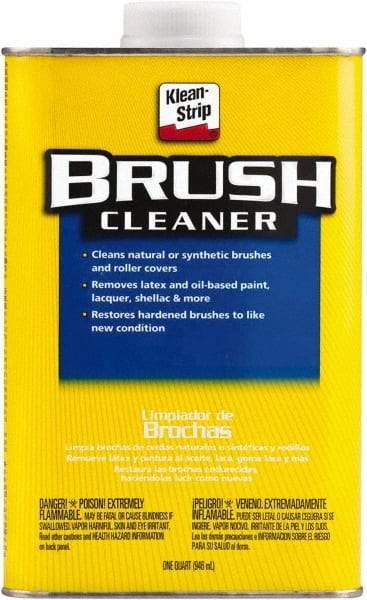 Klean-Strip - 1 Qt Brush Cleaner - 24 gL VOC Content, Comes in Metal Can - Exact Industrial Supply