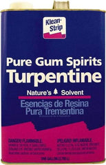 Klean-Strip - 1 Gal Turpentine - 859 gL VOC Content, Comes in Metal Can - Exact Industrial Supply