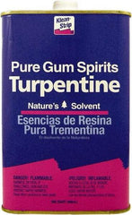 Klean-Strip - 1 Qt Turpentine - 859 gL VOC Content, Comes in Metal Can - Exact Industrial Supply