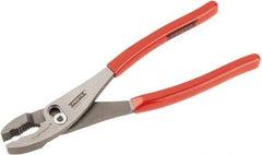 Proto - 10" OAL, 2-11/64" Jaw Length, 1-13/32" Jaw Width, Slip Joint Combination Pliers - 2 Positions, Serrated Jaw, Regular Nose Head, Standard Tool - Exact Industrial Supply