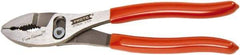 Proto - 8" OAL, 2-3/32" Jaw Length, 1-5/16" Jaw Width, Slip Joint Combination Pliers - 2 Positions, Serrated Jaw, Regular Nose Head, Standard Tool - Exact Industrial Supply