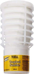 Rubbermaid - 48 mL Air Freshener Dispenser Refill - Tropical, Compatible with TCell Odor Control System Dispensers - Exact Industrial Supply