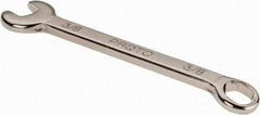Proto - 3/8" 6 Point Combination Wrench - 3-5/16" OAL, Steel, Nickel Finish - Exact Industrial Supply