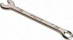 Proto - 7/32" 6 Point Combination Wrench - 3-5/64" OAL, Steel, Nickel Finish - Exact Industrial Supply