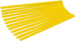 Markal - Yellow All Purpose Wax Crayon - Flat Tip - Exact Industrial Supply