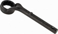 Proto - 2-1/4" 12 Point Pull Wrench - Single End, 13-5/8" OAL, Steel, Black Finish - Exact Industrial Supply