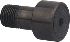 Accurate Bushing - 3-1/2" Roller Diam x 2" Width, 1-3/4" Stud Diam x 2-3/4" Length, Sealed Heavy Stud Cam Follower with Hex - Carbon Steel, 1-3/8" Thread Length, 1-3/4-12 Thread, 4-3/4" OAL, 29,660 Lb Dynamic Cap - Exact Industrial Supply