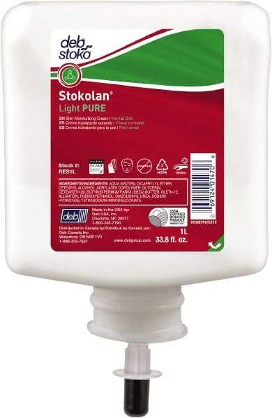 SC Johnson Professional - 1 L Moisturizing Cream - Comes in Cartridge, Fragrance Free, Silicone Free - Exact Industrial Supply