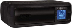 Tripp-Lite - 15 Amp, 650 VA, Tower Mount Line Interactive Backup Uninterruptible Power Supply - Backup 3.2 min with Full Load & 12 min with Half Load, 120 VAC Input & Output, 350 Watt Output, 1 Phases, 6 Outlets - Exact Industrial Supply
