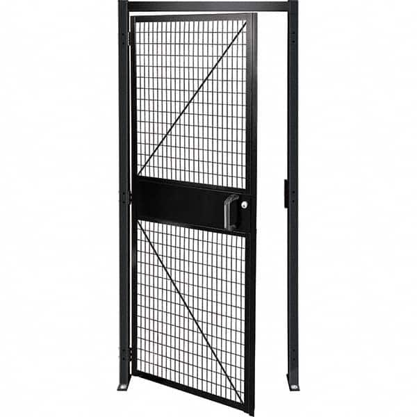 Folding Guard - Temporary Structure Doors Type: Hinged Door Width (Feet): 3 - Exact Industrial Supply