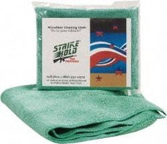 MPH Systems - Reusable Microfiber Wipes - Packet, 16" x 16" Sheet Size, Green - Exact Industrial Supply