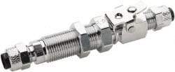 Parker - 1/4" OD, Single End Shutoff Coup - 150 Max Working psi, 0 to 150°F, - Exact Industrial Supply
