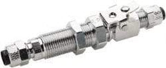 Parker - 3/8" OD, Single End Shutoff Coup - 150 Max Working psi, 0 to 150°F, - Exact Industrial Supply