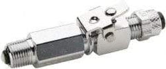 Parker - 1/4" OD, Single End Shutoff Pipe - 150 Max Working psi, 0 to 150°F, - Exact Industrial Supply