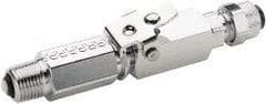 Parker - 3/8" OD, Double End Shutoff Pipe - 150 Max Working psi, 0 to 150°F, - Exact Industrial Supply