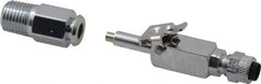 Parker - 1/4" OD, Double End Shutoff Pipe - 150 Max Working psi, 0 to 150°F, - Exact Industrial Supply
