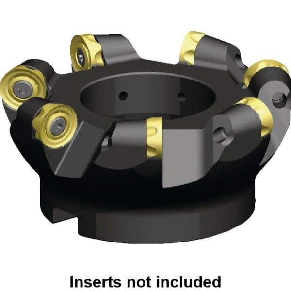 Kennametal - 63.5mm Cut Diam, 9.53mm Max Depth, 3/4" Arbor Hole, 4 Inserts, RCGX 64.. Insert Style, Indexable Copy Face Mill - KSRM Cutter Style, 17,000 Max RPM, 2 High, Through Coolant, Series Beyond Blast KSRM - Exact Industrial Supply