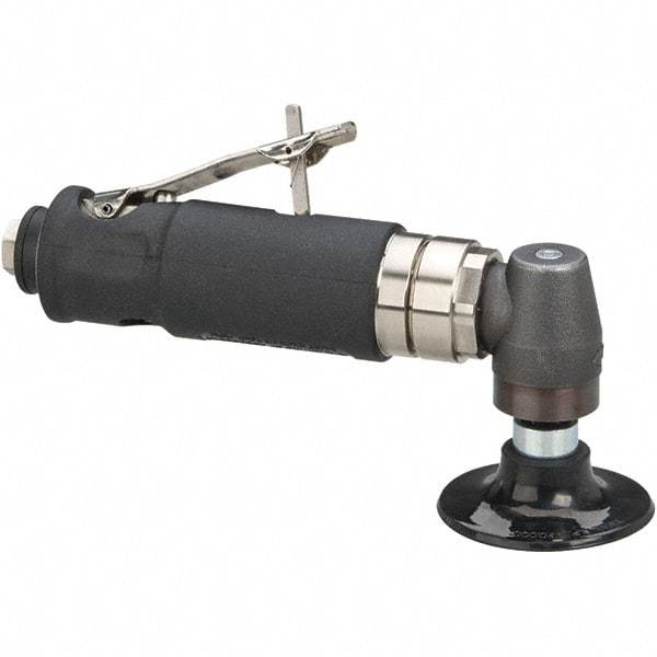 Dynabrade - 4" Max Disc, 12,000 RPM, Pneumatic Handheld Disc Sander - 39 CFM, 1/4 NPT Inlet, 0.7 hp, 90 psi - Exact Industrial Supply